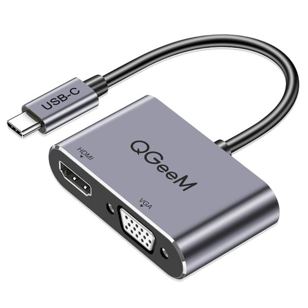 Usb c Hdmi Vga Splitter Hub Adapter Cable for Mi Notebook Macbook Pro Carousel 2