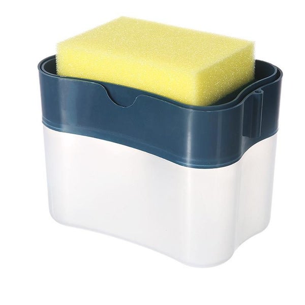 2-In-1 Soap Pump Dispenser Liquid Dispenser Container Hand Press Soap Carousel 1