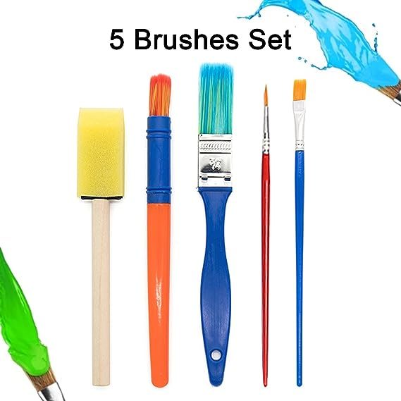 36 Pcs Artist Paint Brushes Set for Toddlers64836969285121113