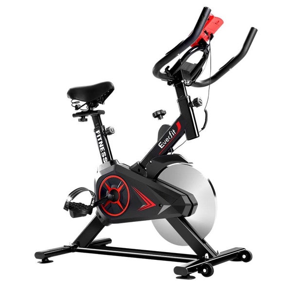 Spin Bike 10kg Flywheel Exercise Bike Fitness Workout Cycling Carousel 1