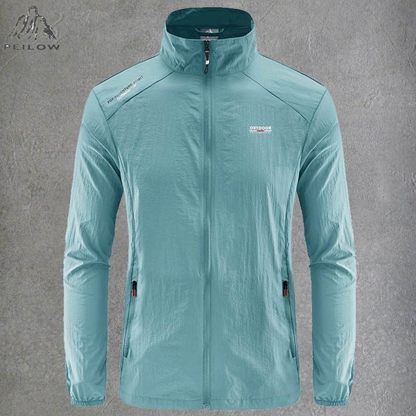 Camping Hiking Jacket Men Summer Waterproof Sun Protection Clothing Carousel 2