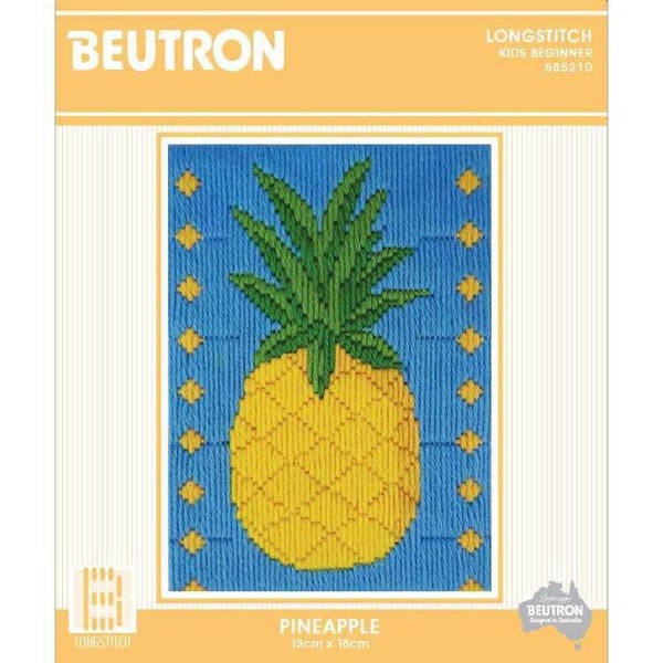 Beutron Long Stitch Kit Kids Beginner Pineapple Carousel 2