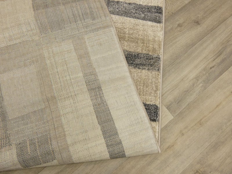 Aroha Abstract Modern Neutral Colour Turkish Hallway Runner 80cm Wide x Cut T... Carousel 8