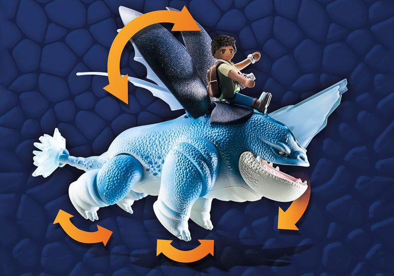 Playmobil Dragons: The Nine Realms Plowhorn & D'Ange Carousel 2