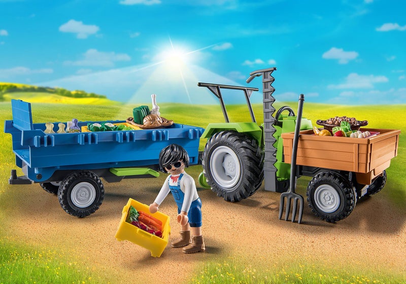 Playmobil Tractor with Trailer Carousel 1