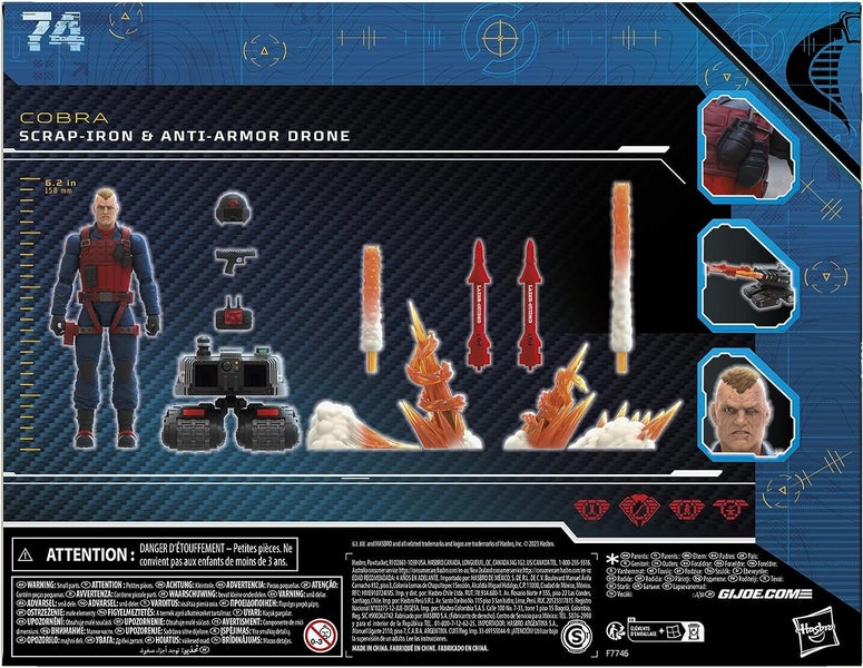 G.I. Joe Classified Series #74 - Scrap-Iron & Anti-Armor Drone Carousel 2