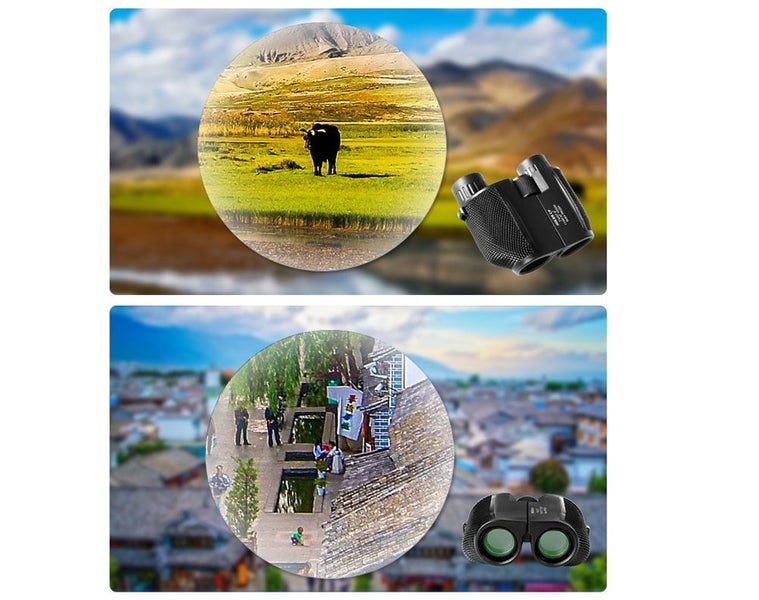 Compact Binoculars for Adults & Kids Real Optics for Outdoor Travel & Camping Carousel 4