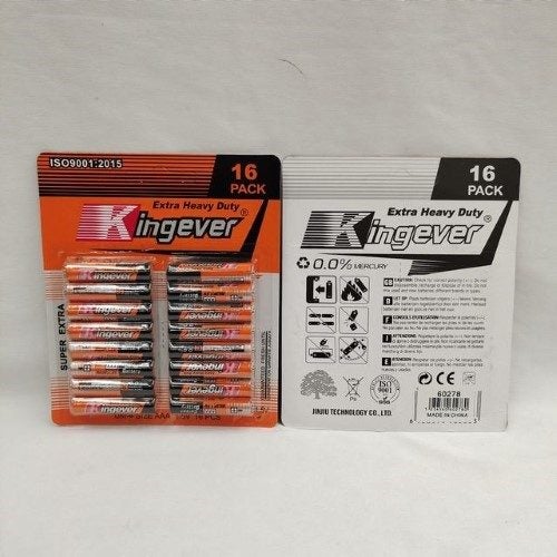 Kingever Battery (AAA ,16pcs) - Pack of 6 Carousel 1