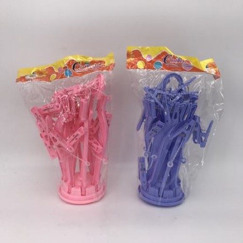 Laundry Clips Rack - Pack of 12 Carousel 1