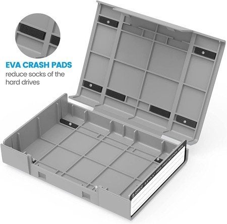 5 Pack Hard Drive Case Protective Box for 3.5 Inch SSD HDD Carousel 1