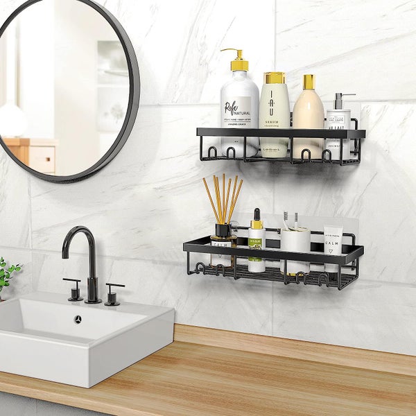 3Pcs Bathroom Shelves Basket Carousel 1