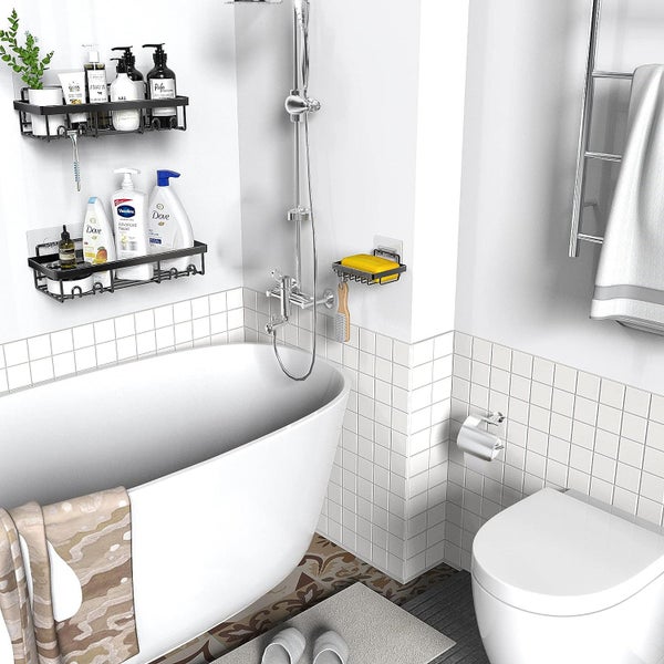 3Pcs Bathroom Shelves Basket Carousel 2