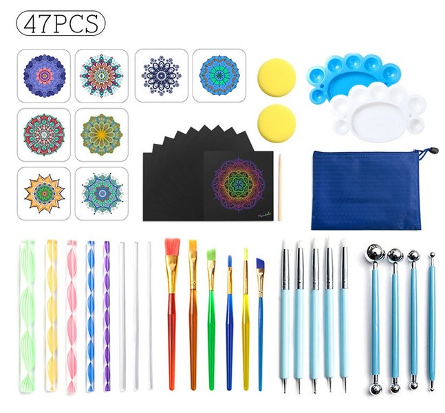 Mandala Dotting Tools Painting Kit Carousel 1