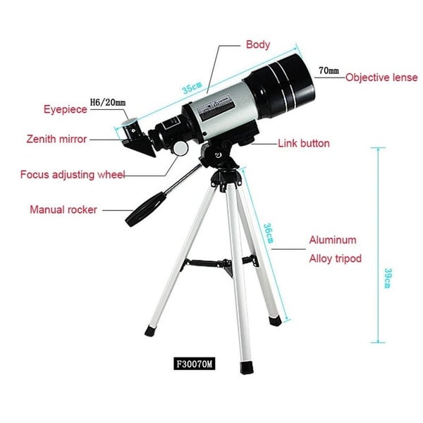 150x Refractive Zoom Astronomical Telescope Carousel 2