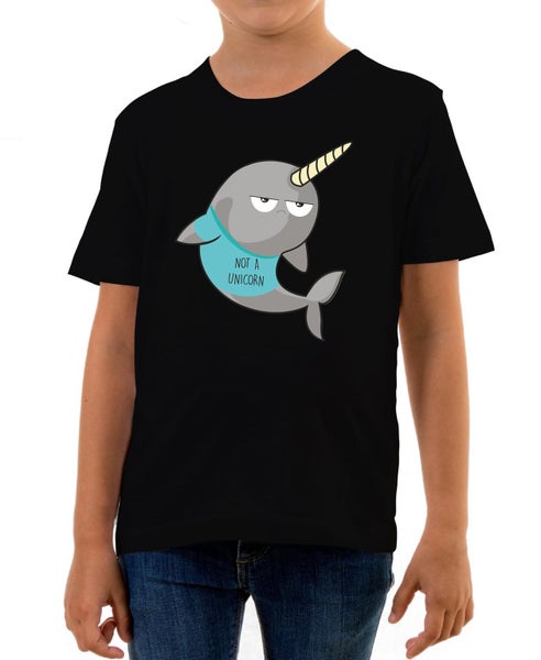 Reality Glitch Not a Unicorn Kids T-Shirt Carousel 1