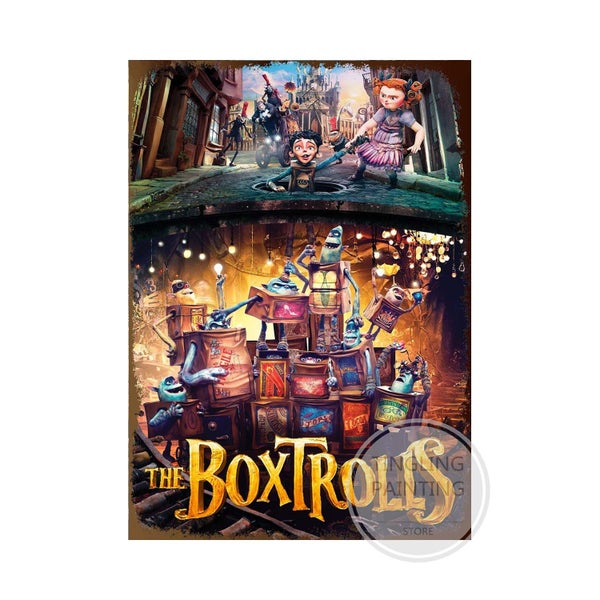 70s 80s Classic Retro Cartoon TV Series Movies Metal Tin Sign Vintage Carousel 1