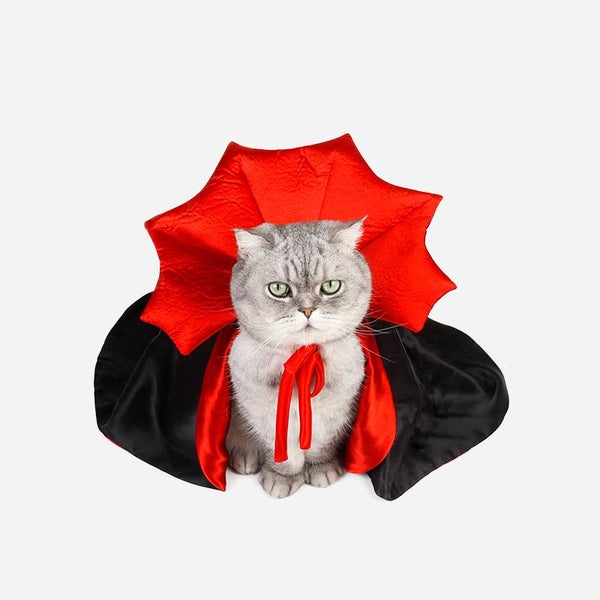 Cute Halloween Pet Costumes Cosplay Vampire Cloak For Small Dog Cat Carousel 6