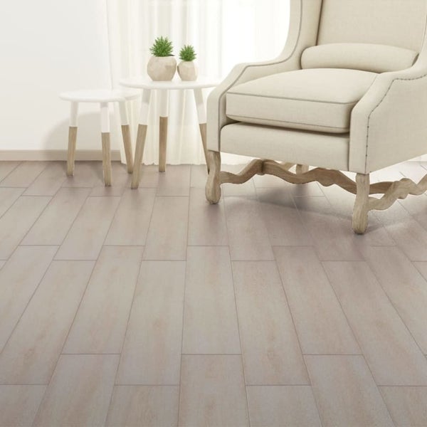 Self-adhesive Pvc Flooring Planks 2.51 M2 2mm Oak Classic White Taxnia Carousel 1