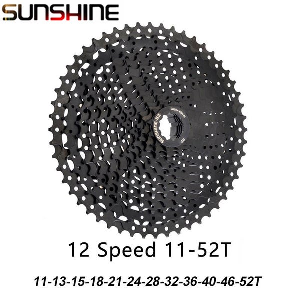 SUNSHINE Black Cassette 8S 9S 10S 11S 12S MTB Bike Road Bicycle Carousel 1