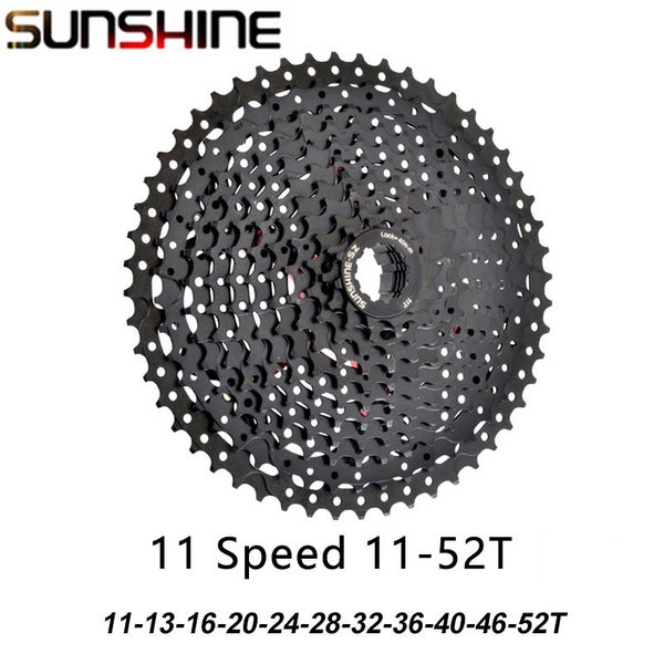 SUNSHINE Black Cassette 8S 9S 10S 11S 12S MTB Bike Road Bicycle Carousel 6