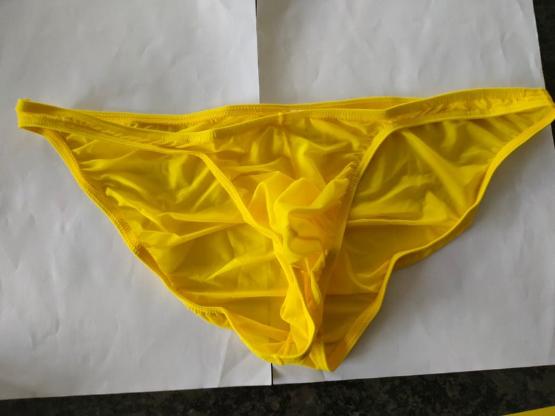 New Men's Ultra Thin Breathable semi Transparent Comfortable Briefs Carousel 1