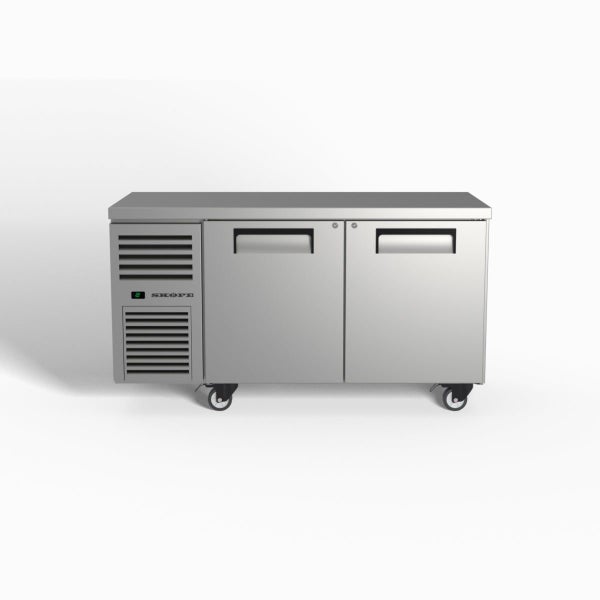 Skope ReFlex 2 Solid Door Underbench Fridge, 1500mm Wide Carousel 1