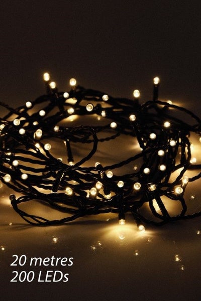 200 Led String - Warm White - Size 20m Carousel 1
