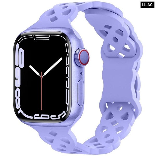 Silicone Designer Bracelet Strap for Apple Watch Carousel 1