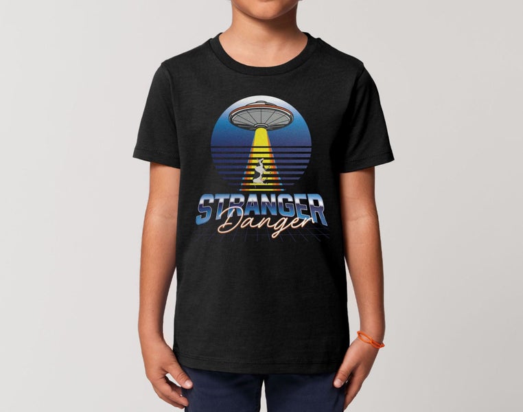 Reality Glitch Stranger Danger UFO Kids T-Shirt Carousel 2
