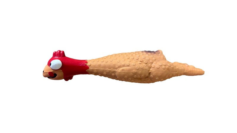 Dog Toy Latex Funny Chicken - Large 45cm Carousel 1