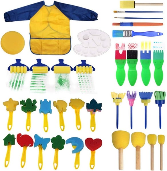 36 PCS Paint Brush Set for Kids629944633260831110
