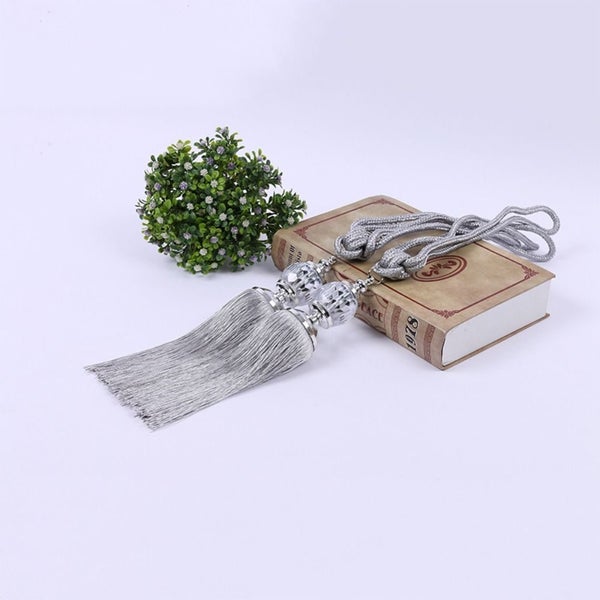 Curtain Holdbacks Rope Tie Backs Tassel Curtain hook Tiebacks Beaded Ball Carousel 1