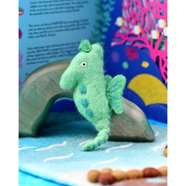 Tara Treasures Felt Seahorse Toy Carousel 3