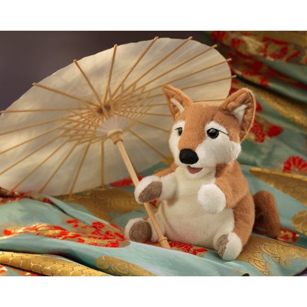 Folkmanis Shiba Inu Puppy Puppet Carousel 4