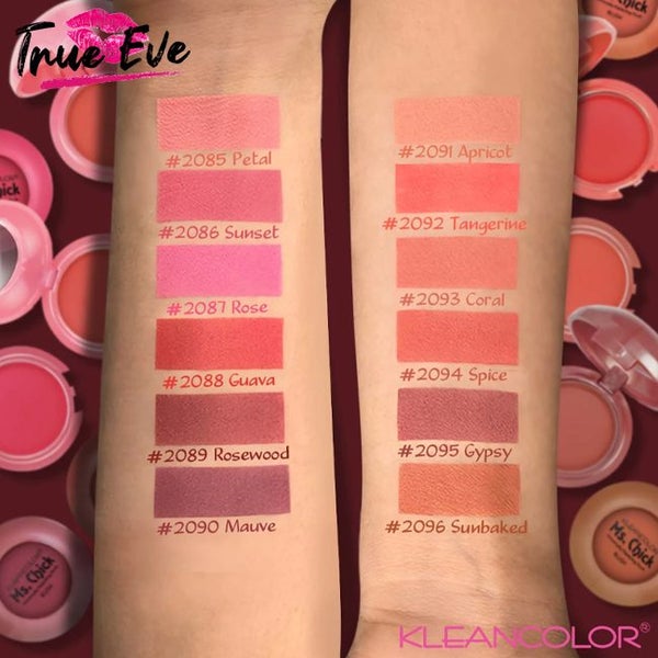 KLEANCOLOR MS. CHICK UNIVERSALLY FLATTERING FLUSH BLUSH Carousel 2