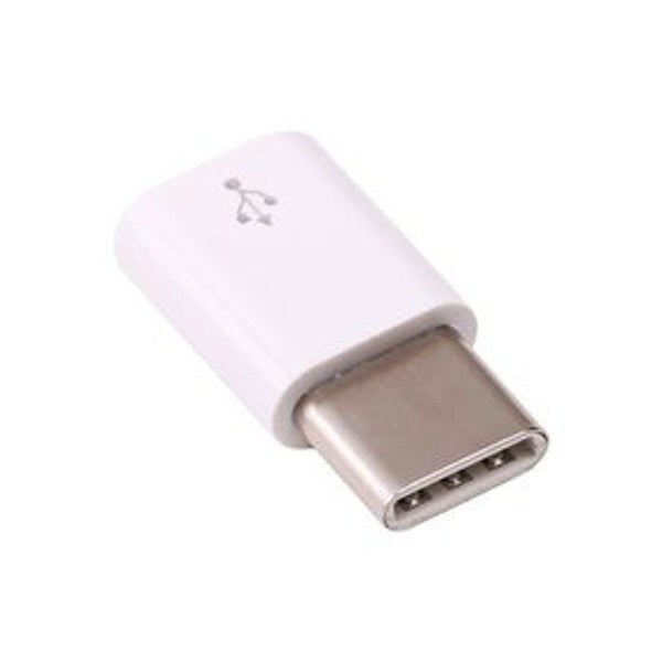 Raspberry Pi 4 USB Adapter, Female Micro USB To Male USB-C, White Carousel 1