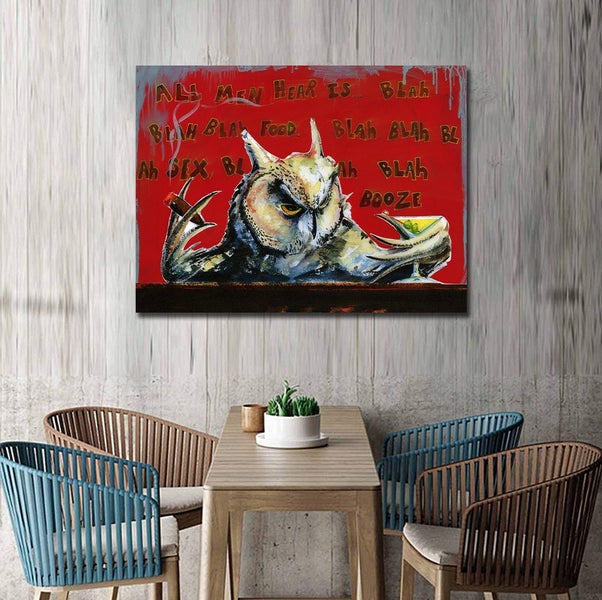 Free Shipping 1 Panel Canvas Wall Art - All Men Hear is... Carousel 3