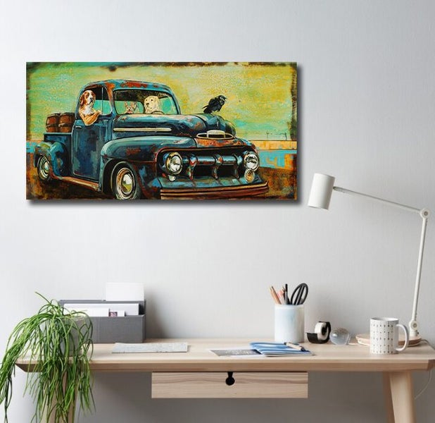 Free Shipping 1 Panel Canvas Pop Art - Beer Run Carousel 2
