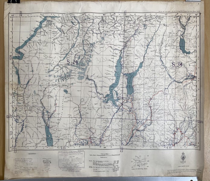 VINTAGE MAP: Point Ram Hill 1942 Carousel 2