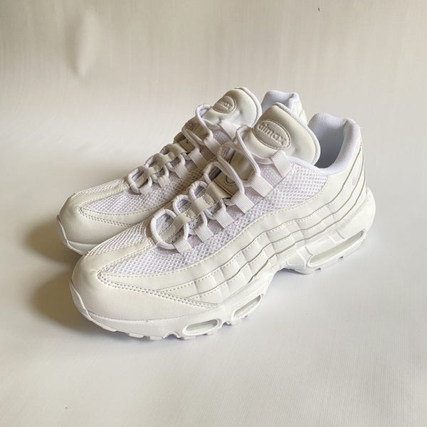 Nike Air Max 95 White Leather. US 9.5. NEW! FREE SHIPPING! Carousel 1