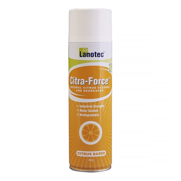 LANOTEC Citra-Force Industrial Strength Citrus Degreaser Spray 400g Aerosol Carousel 1