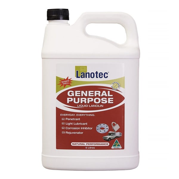 LANOTEC General Purpose Liquid Lanolin 5L Lubricant and Corrosion Inhibitor Carousel 1