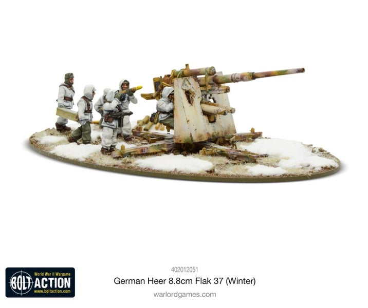 Bolt Action: German heer 8.8cm Flak 37 (Winter) Carousel 2