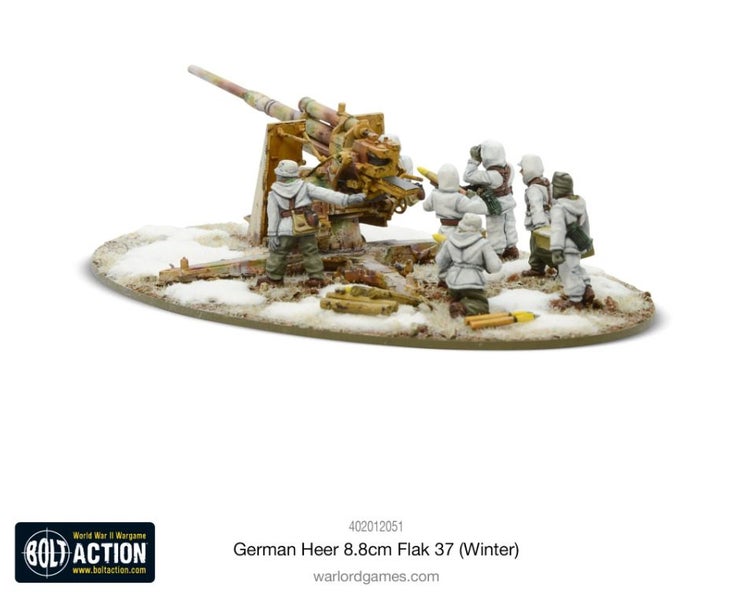 Bolt Action: German heer 8.8cm Flak 37 (Winter) Carousel 5