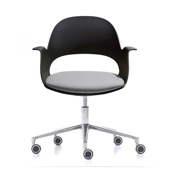 Mobel Alava Chair with Wheeled Chrome Base Carousel 1