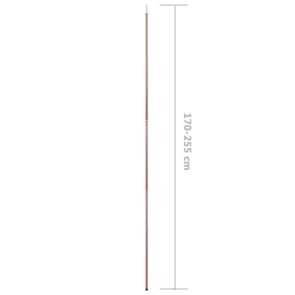 Telescopic Tent Poles with Length of 170-255 Cm 2 Pcs Galvanised Steel Topxoi Carousel 2