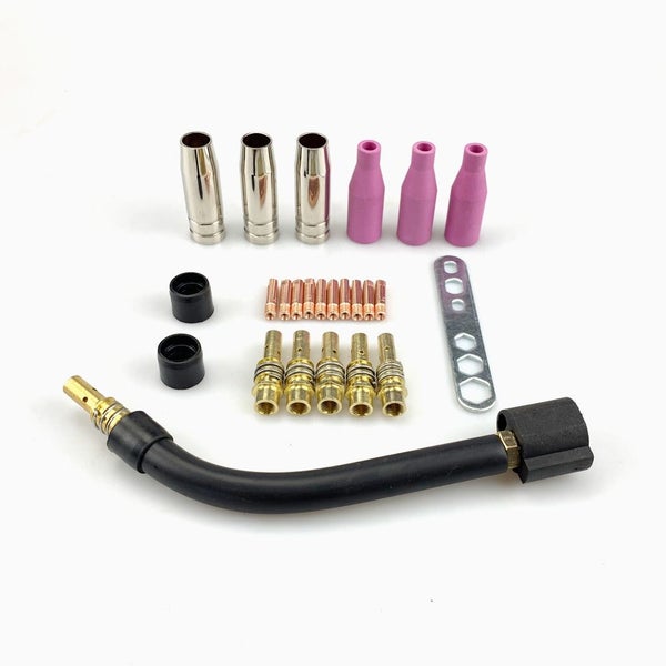 NZ Stock 25pcs MIG MB15AK Welding Torch Nozzle & Tip Kit Carousel 1