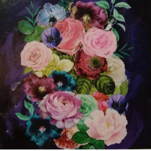 PARTIAL DIAMOND PAINTING - FLORAL CLUSTER 35 X 45 CM Carousel 1