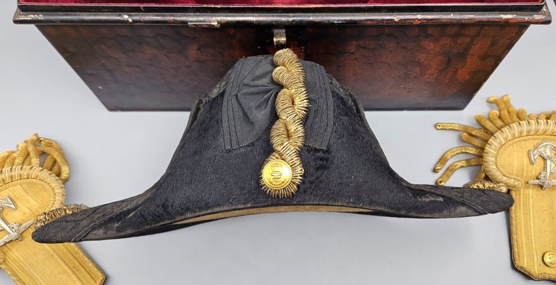 British, Royal Navy, Dress Chapeau Bras, Officer [10-520] : Historical  Twist Store, Museum Quality