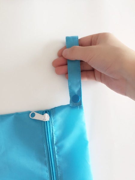 Waterproof Reusable Baby Infant Cloth Diaper Nappy Pouch Zipper Wet Dry Bag Tote Carousel 7